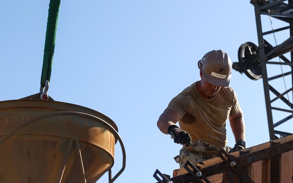 Waterfront Construction Companies CTX Quay Wall Pile Cap Project.