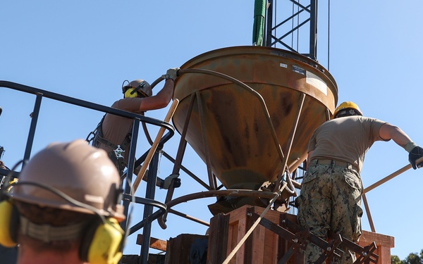 Waterfront Construction Companies CTX Quay Wall Pile Cap Project.