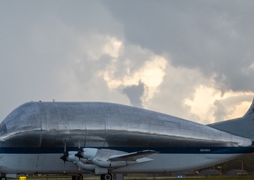 NASA Super Guppy splashes down at MacDill