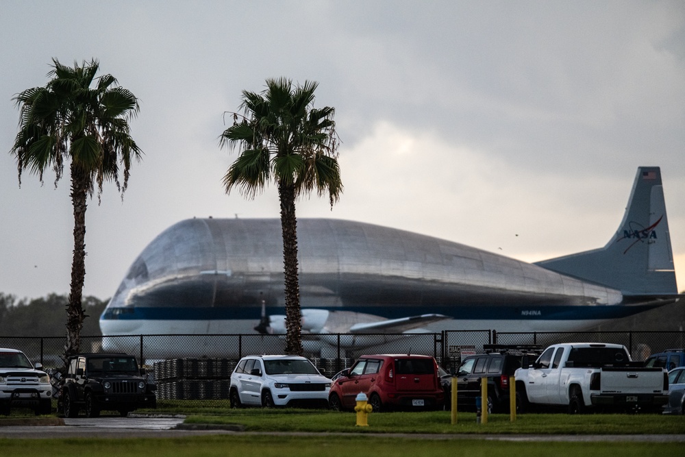 NASA Super Guppy splashes down at MacDill