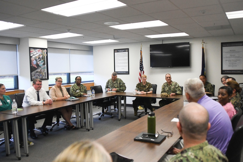 Medical Officer of the Marine Corps visits Naval Medical Center Camp Lejeune