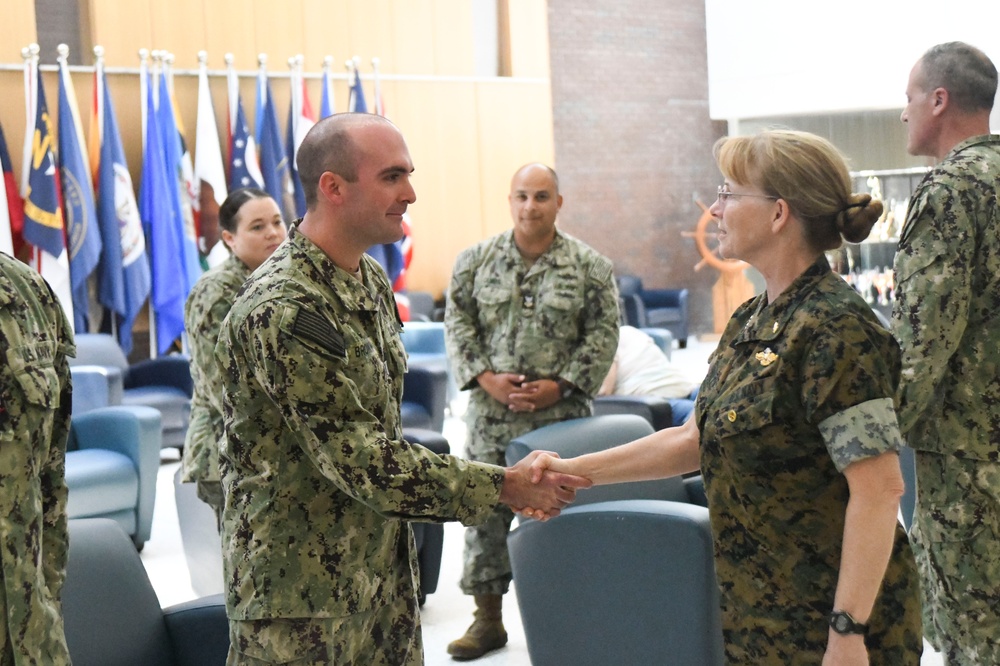 Medical Officer of the Marine Corps visits Naval Medical Center Camp Lejeune