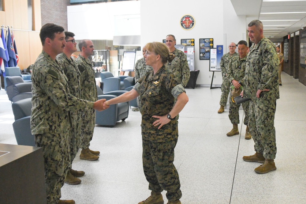 Medical Officer of the Marine Corps visits Naval Medical Center Camp Lejeune