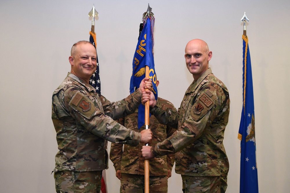 319th Contracting Squadron change of command ceremony