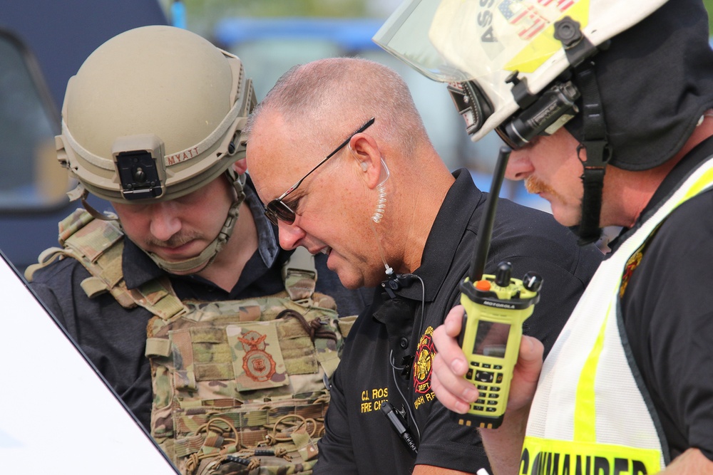 Selfridge Air National Guard Base Tests Security Forces in Active Shooter Response Exercise.
