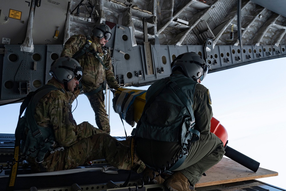 144th AS and ONR deploy data-gathering buoys across the Arctic Ocean