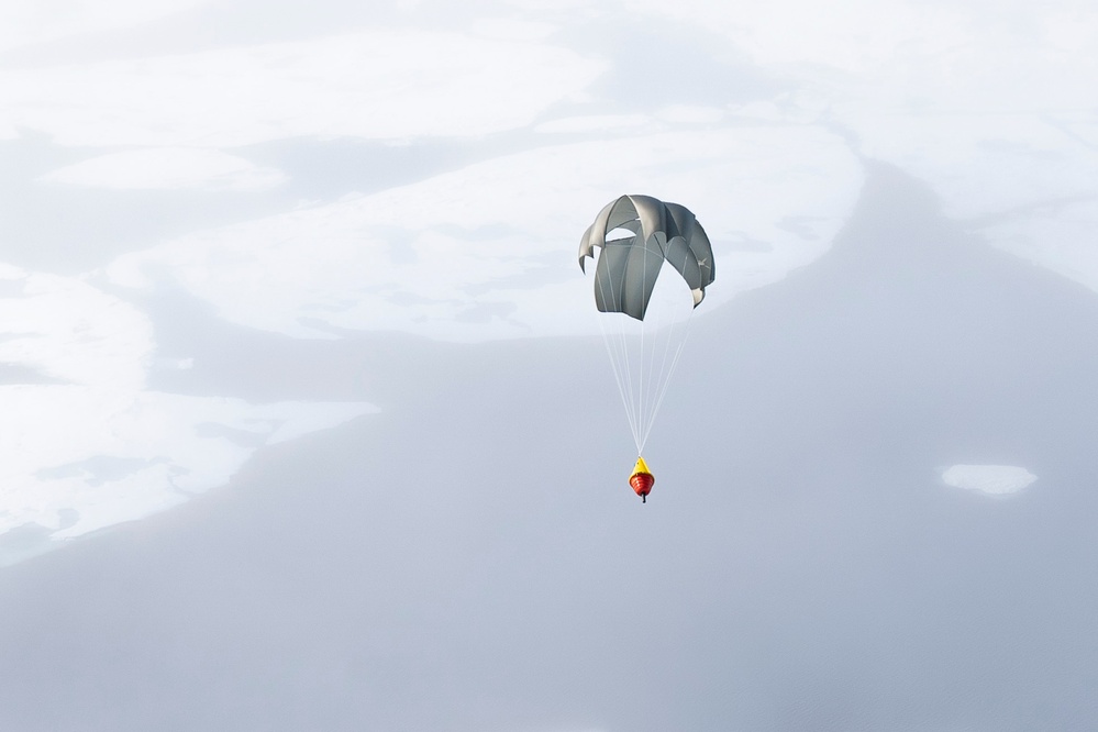 144th AS and ONR deploy data-gathering buoys across the Arctic Ocean