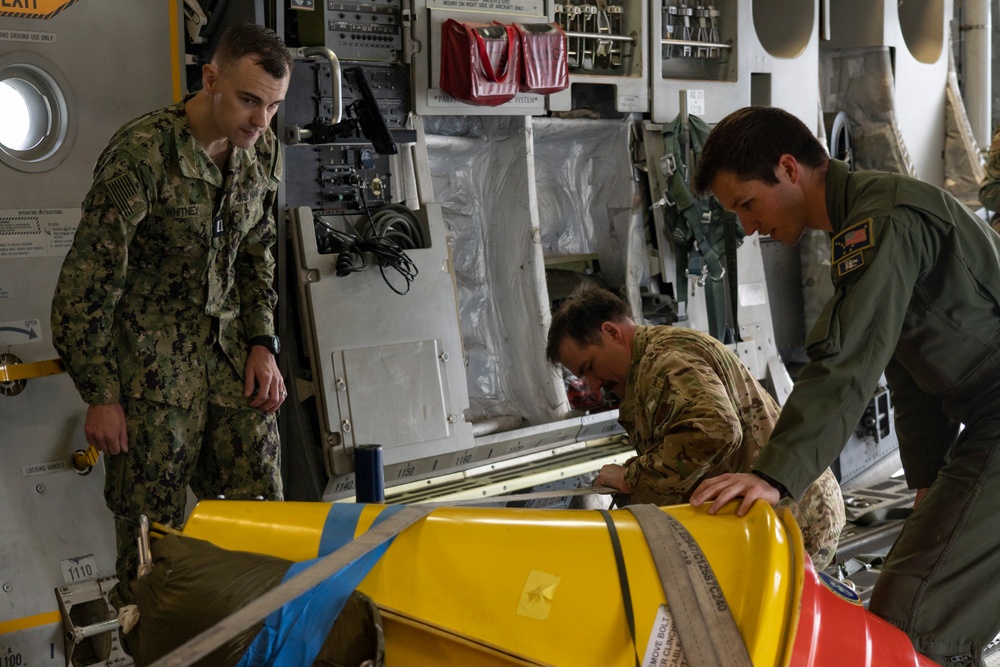 144th AS and ONR deploy data-gathering buoys across the Arctic Ocean