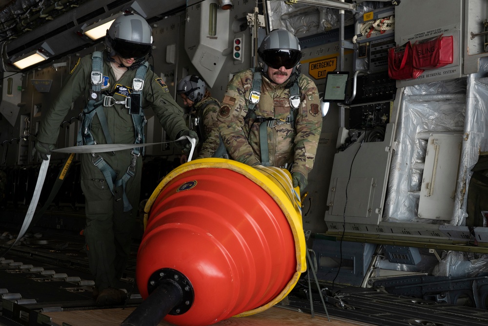 144th AS and ONR deploy data-gathering buoys across the Arctic Ocean