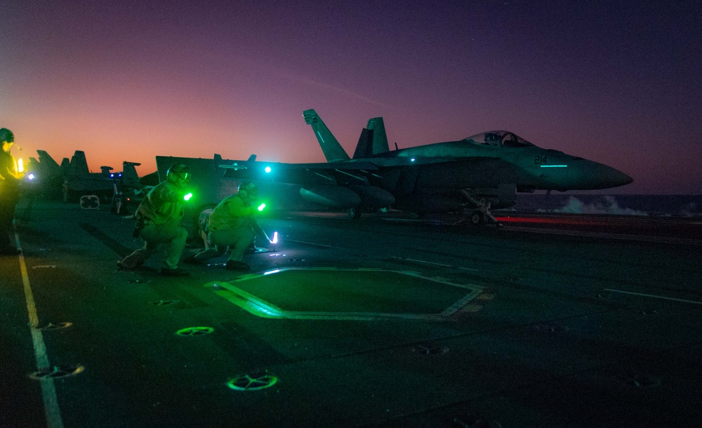 USS Ronald Reagan (CVN 76) conducts flight operations in support of Talisman Sabre 23