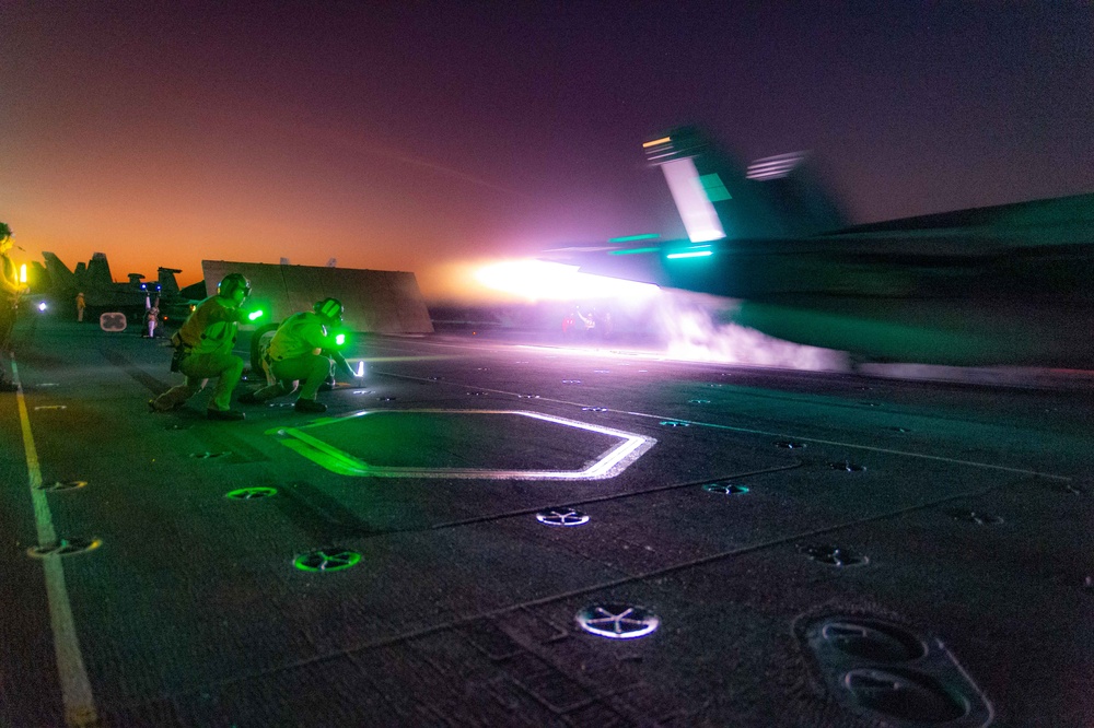 USS Ronald Reagan (CVN 76) conducts flight operations in support of Talisman Sabre 23