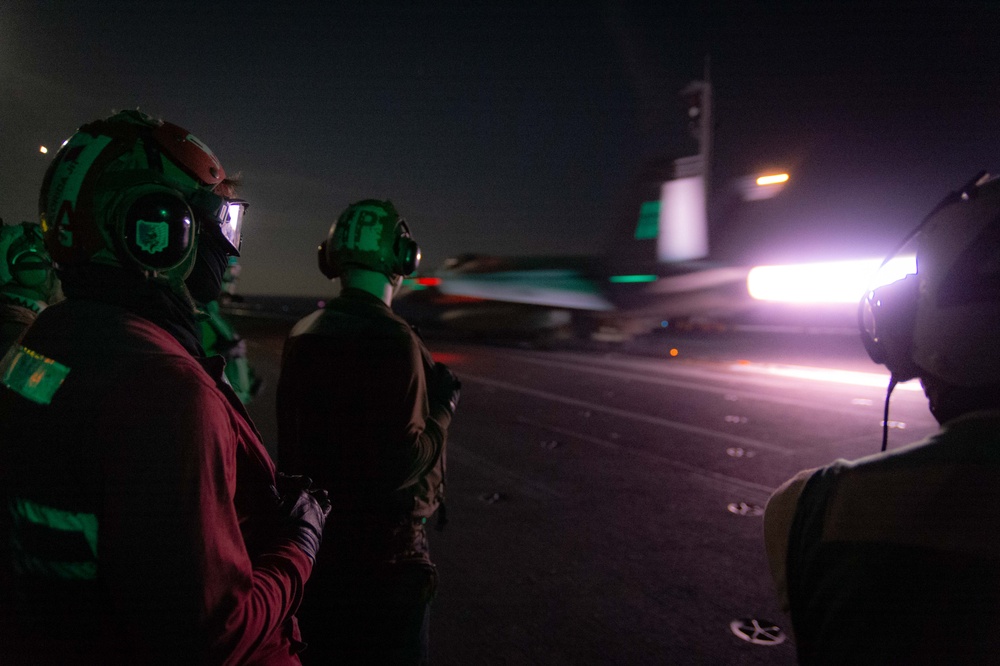 USS Ronald Reagan (CVN 76) conducts flight operations in support of Talisman Sabre 23