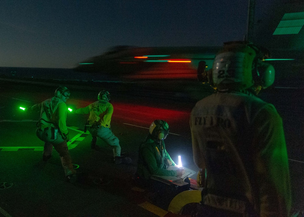 USS Ronald Reagan (CVN 76) conducts flight operations in support of Talisman Sabre 23