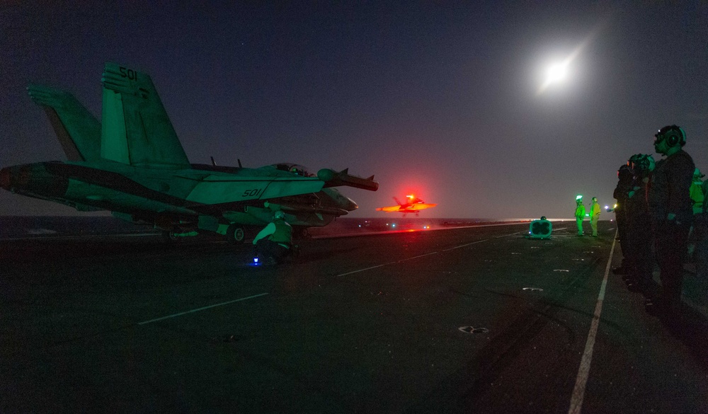 USS Ronald Reagan (CVN 76) conducts flight operations in support of Talisman Sabre 23