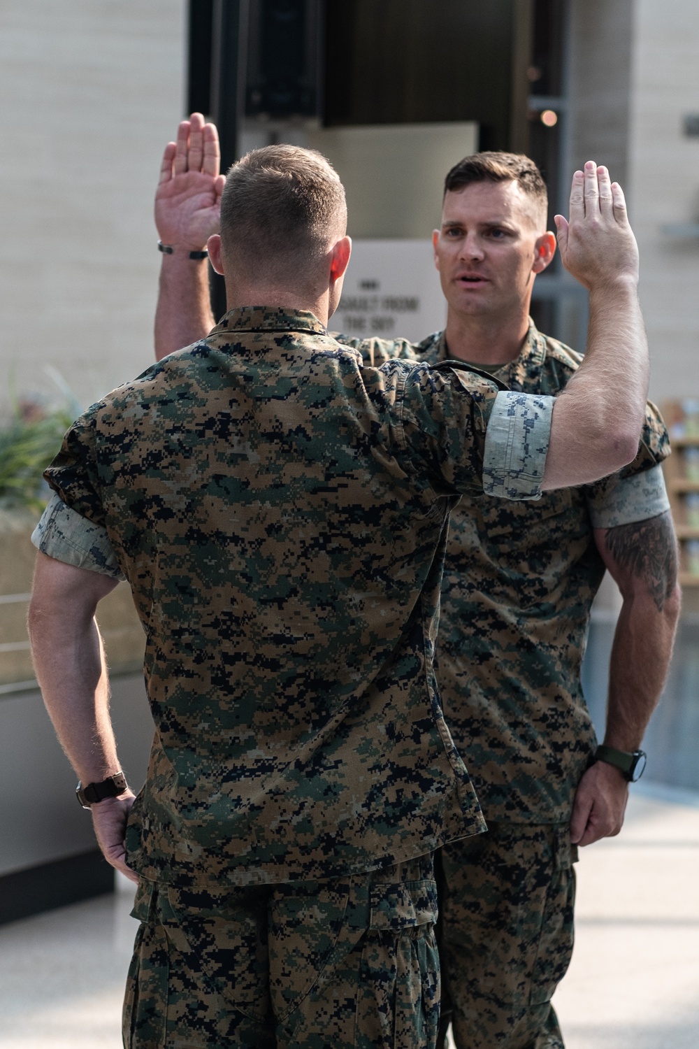 Gunnery Sgt. Alan Cave Promotion Ceremony