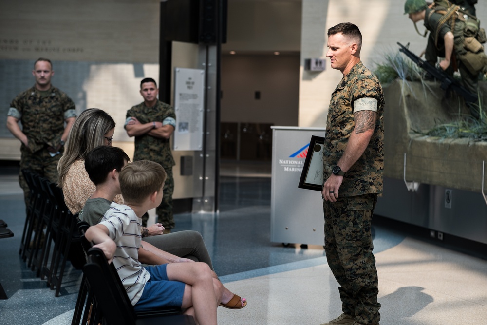 Gunnery Sgt. Alan Cave Promotion Ceremony