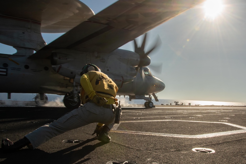 USS Ronald Reagan (CVN 76) conducts flight operations in support of Talisman Sabre 23