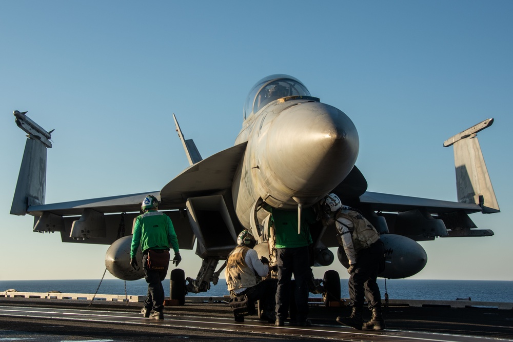 USS Ronald Reagan (CVN 76) conducts flight operations in support of Talisman Sabre 23