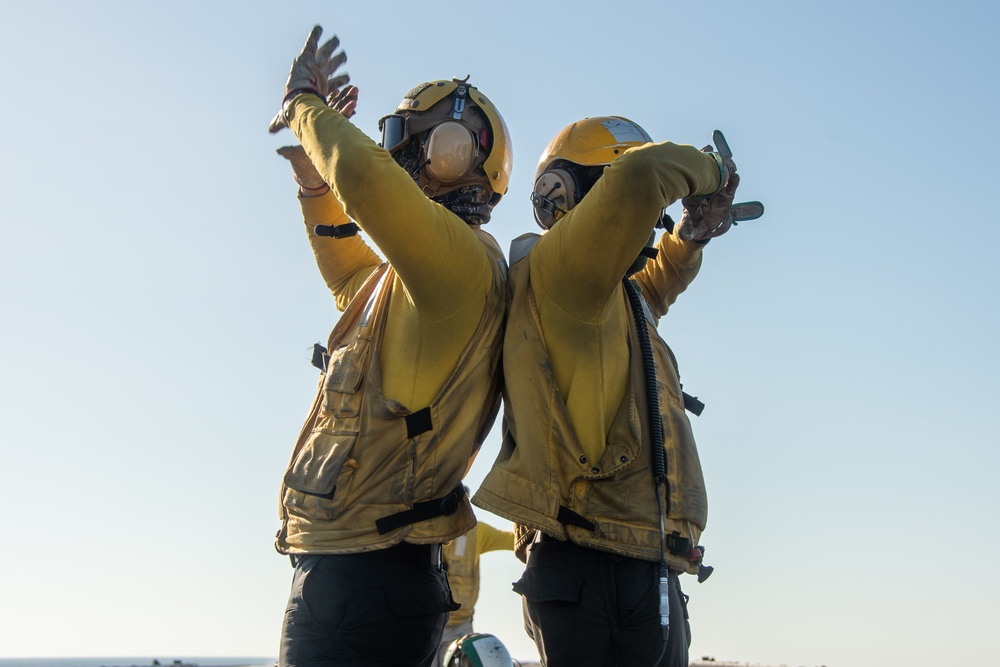 USS Ronald Reagan (CVN 76) conducts flight operations in support of Talisman Sabre 23