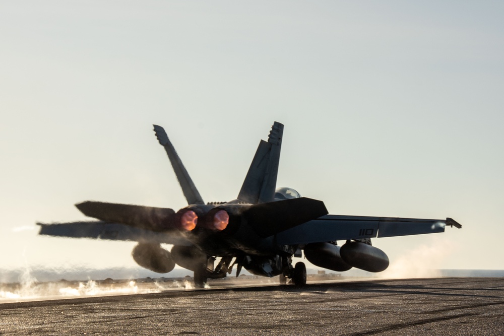 USS Ronald Reagan (CVN 76) conducts flight operations in support of Talisman Sabre 23