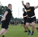 213th Soldiers Conduct Morale PT Session