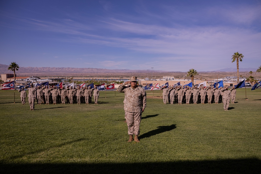 3rd Battalion, 7th Marine Regiment retirement ceremony