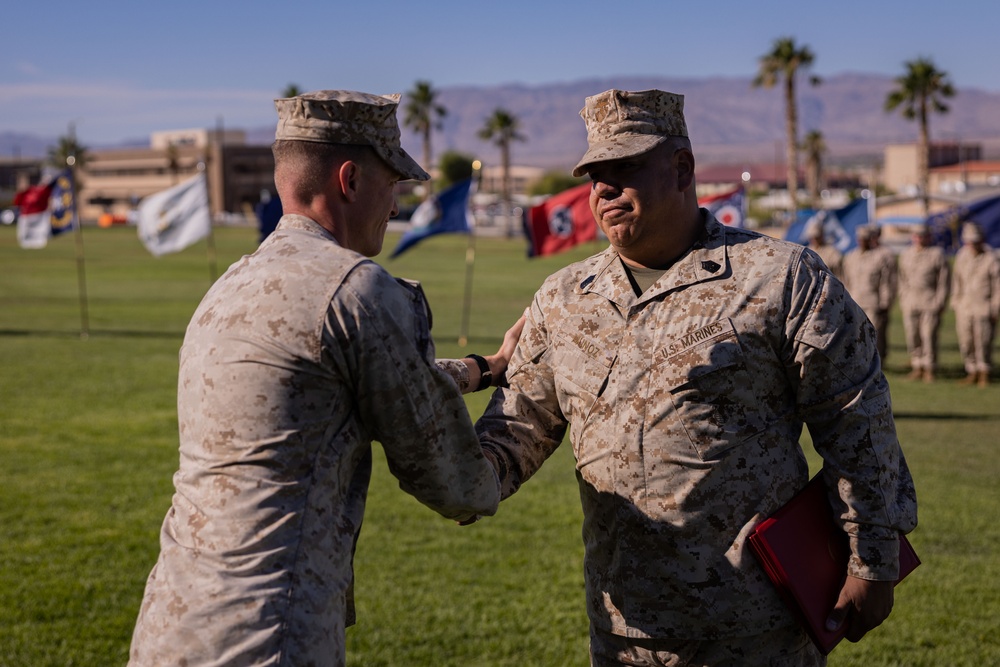 3rd Battalion, 7th Marine Regiment retirement ceremony