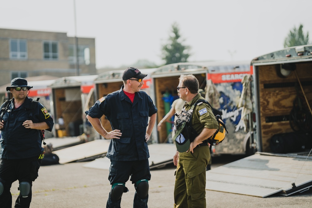 Indiana National Guard trains alongside Israel Defense Forces and Indiana Task Force 1 at United Front 2023