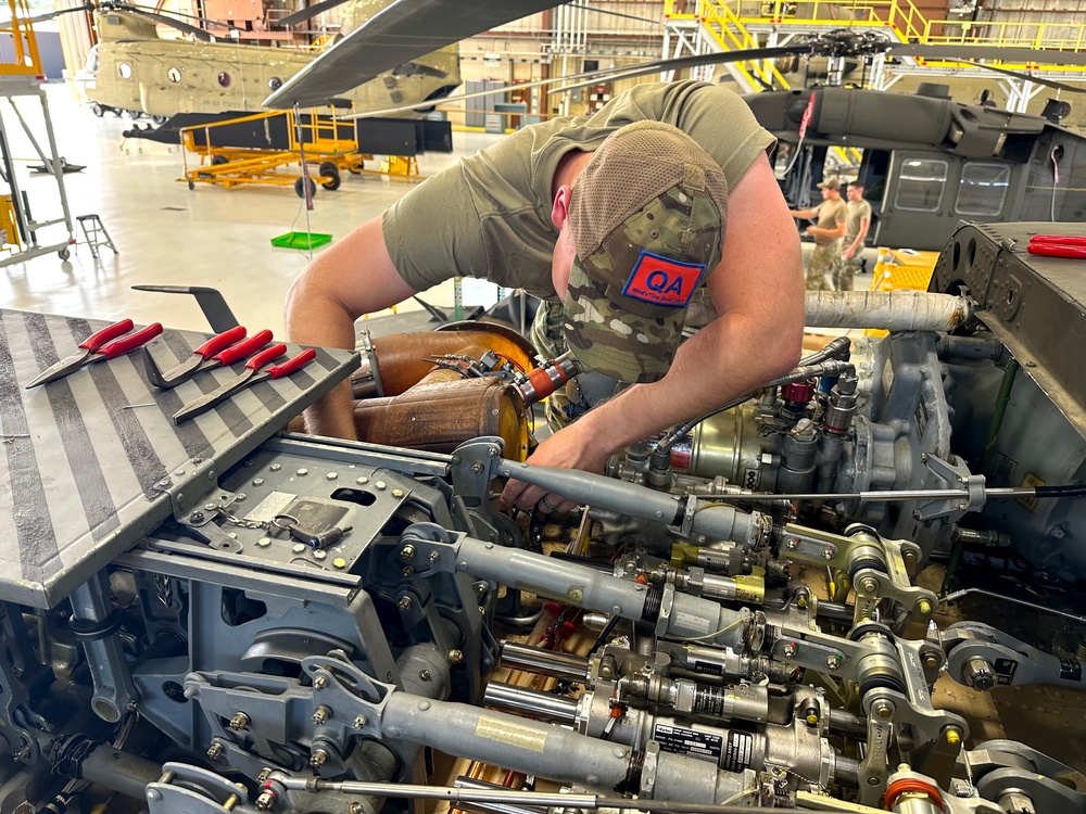 Helicopter maintenance