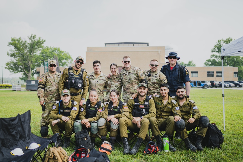 Indiana National Guard trains alongside Israel Defense Forces and Indiana Task Force 1 at United Front 2023