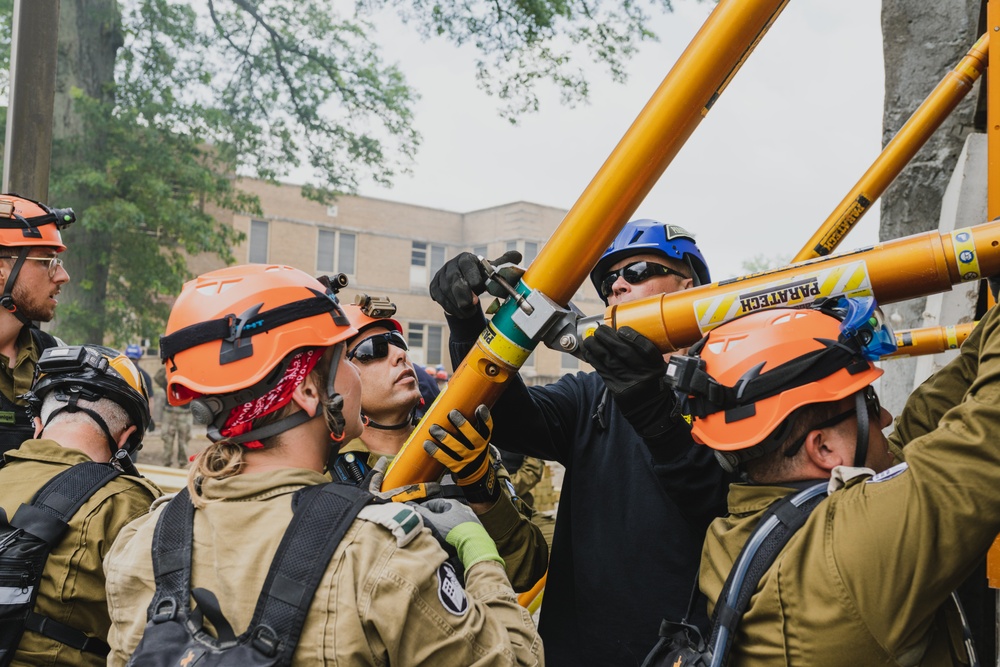 Indiana National Guard trains alongside Israel Defense Forces and Indiana Task Force 1 at United Front 2023