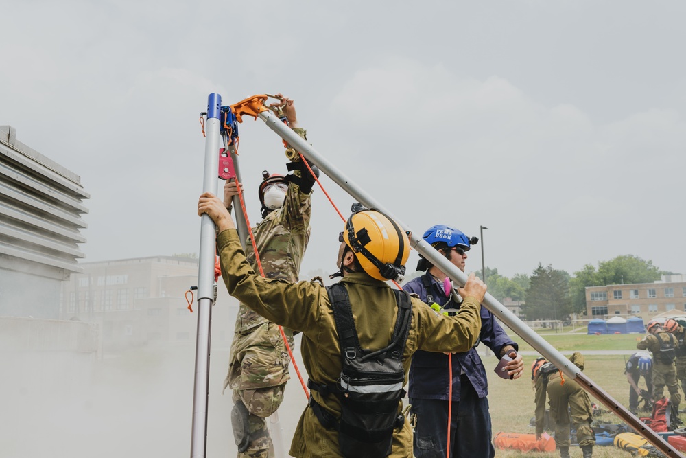 Indiana National Guard trains alongside Israel Defense Forces and Indiana Task Force 1 at United Front 2023