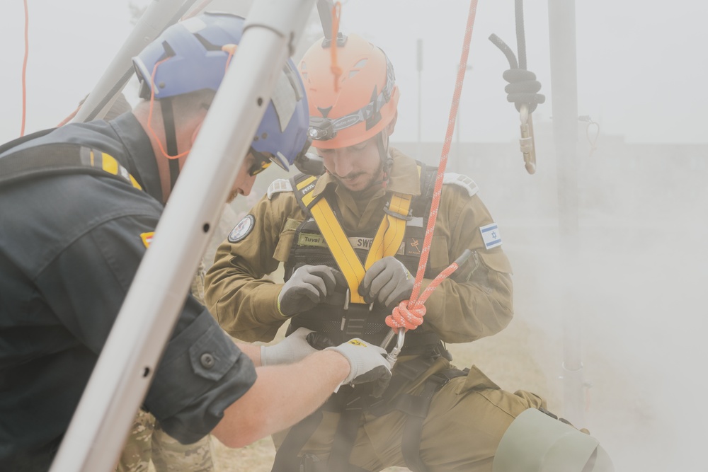 Indiana National Guard trains alongside Israel Defense Forces and Indiana Task Force 1 at United Front 2023