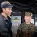 U.S. Navy Rear Admiral Douglas Sasse &amp; U.S. Marine Corps Brigadier General Raymond Adams Tour USS New York