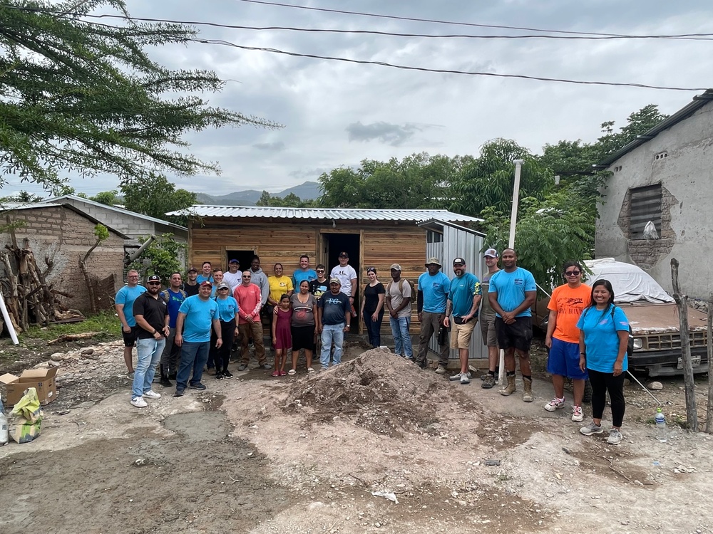 A place to call home: JTF-Bravo members build house for local family