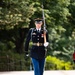 Tomb Guard U.S. Army Pfc. Jessica Kwiatkowski Walks the Mat at the Tomb of the Unknown Soldier