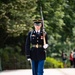 Tomb Guard U.S. Army Pfc. Jessica Kwiatkowski Walks the Mat at the Tomb of the Unknown Soldier