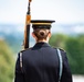 Tomb Guard U.S. Army Pfc. Jessica Kwiatkowski Walks the Mat at the Tomb of the Unknown Soldier