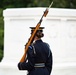 Tomb Guard U.S. Army Pfc. Jessica Kwiatkowski Walks the Mat at the Tomb of the Unknown Soldier