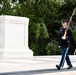 Tomb Guard U.S. Army Pfc. Jessica Kwiatkowski Walks the Mat at the Tomb of the Unknown Soldier