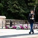 Tomb Guard U.S. Army Pfc. Jessica Kwiatkowski Walks the Mat at the Tomb of the Unknown Soldier