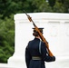 Tomb Guard U.S. Army Pfc. Jessica Kwiatkowski Walks the Mat at the Tomb of the Unknown Soldier