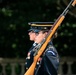 Tomb Guard U.S. Army Pfc. Jessica Kwiatkowski Walks the Mat at the Tomb of the Unknown Soldier