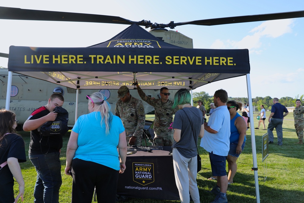 Pennsylvania National Guard supports community on National Night Out