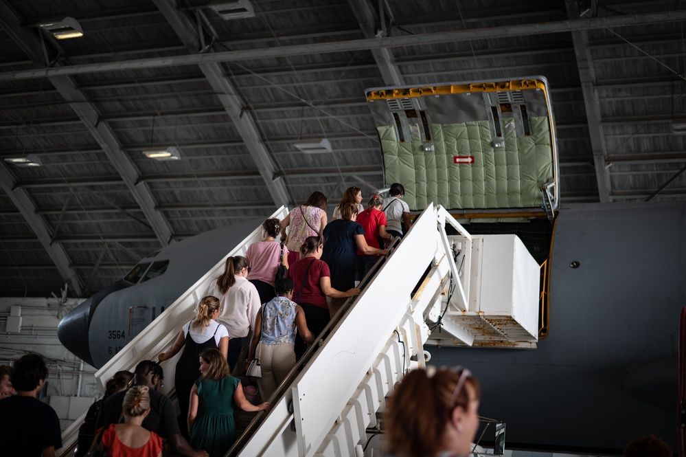 MacDill Teacher Tinker Immersion tour static KC-135