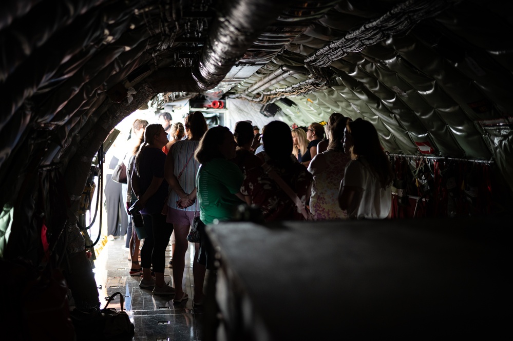 MacDill Teacher Tinker Immersion tour static KC-135