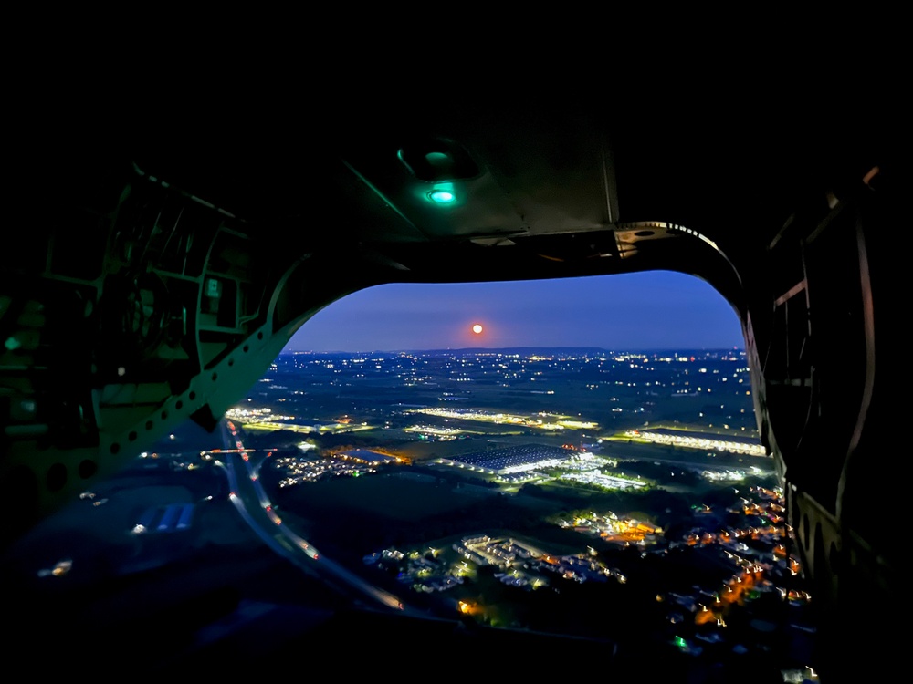 Helicopter operations in the Pennsylvania National Guard