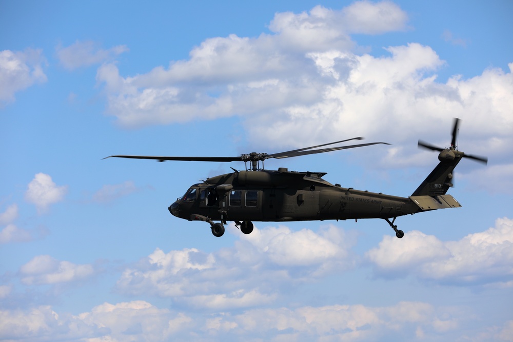 Helicopter operations in the Pennsylvania National Guard