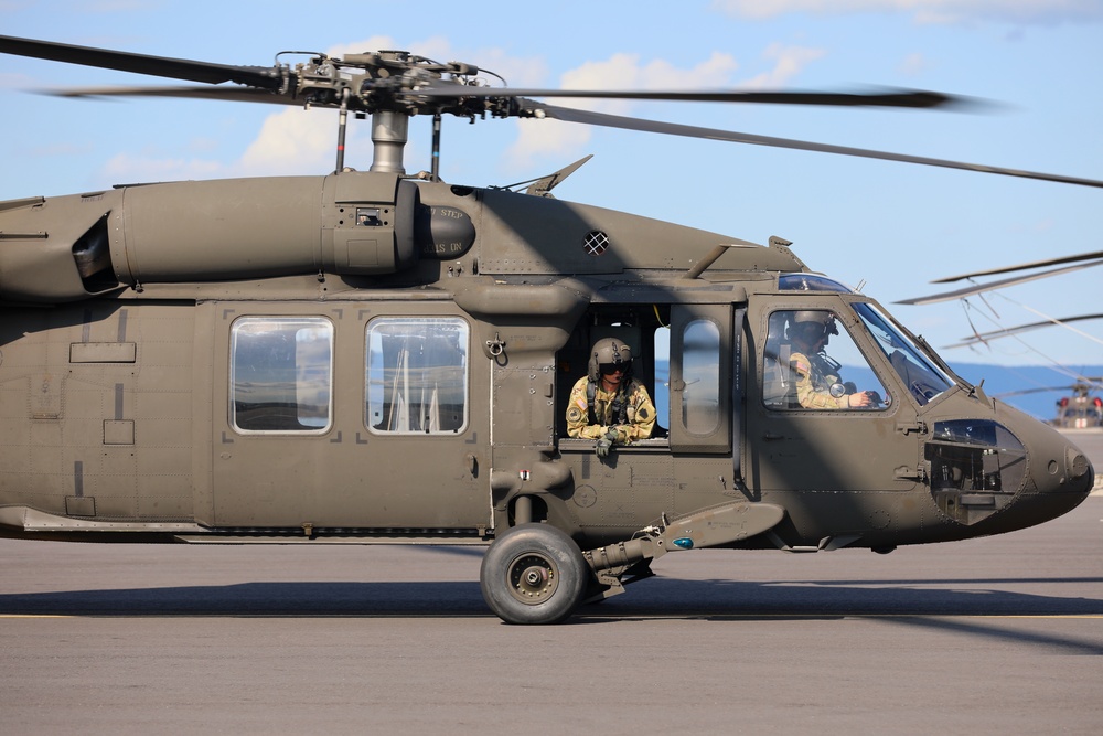 Helicopter operations in the Pennsylvania National Guard