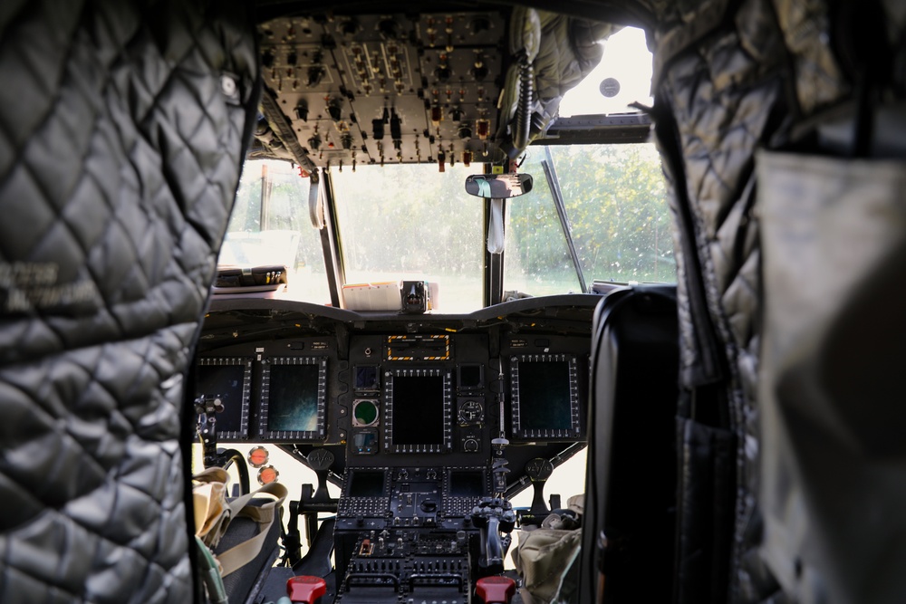 Helicopter operations in the Pennsylvania National Guard